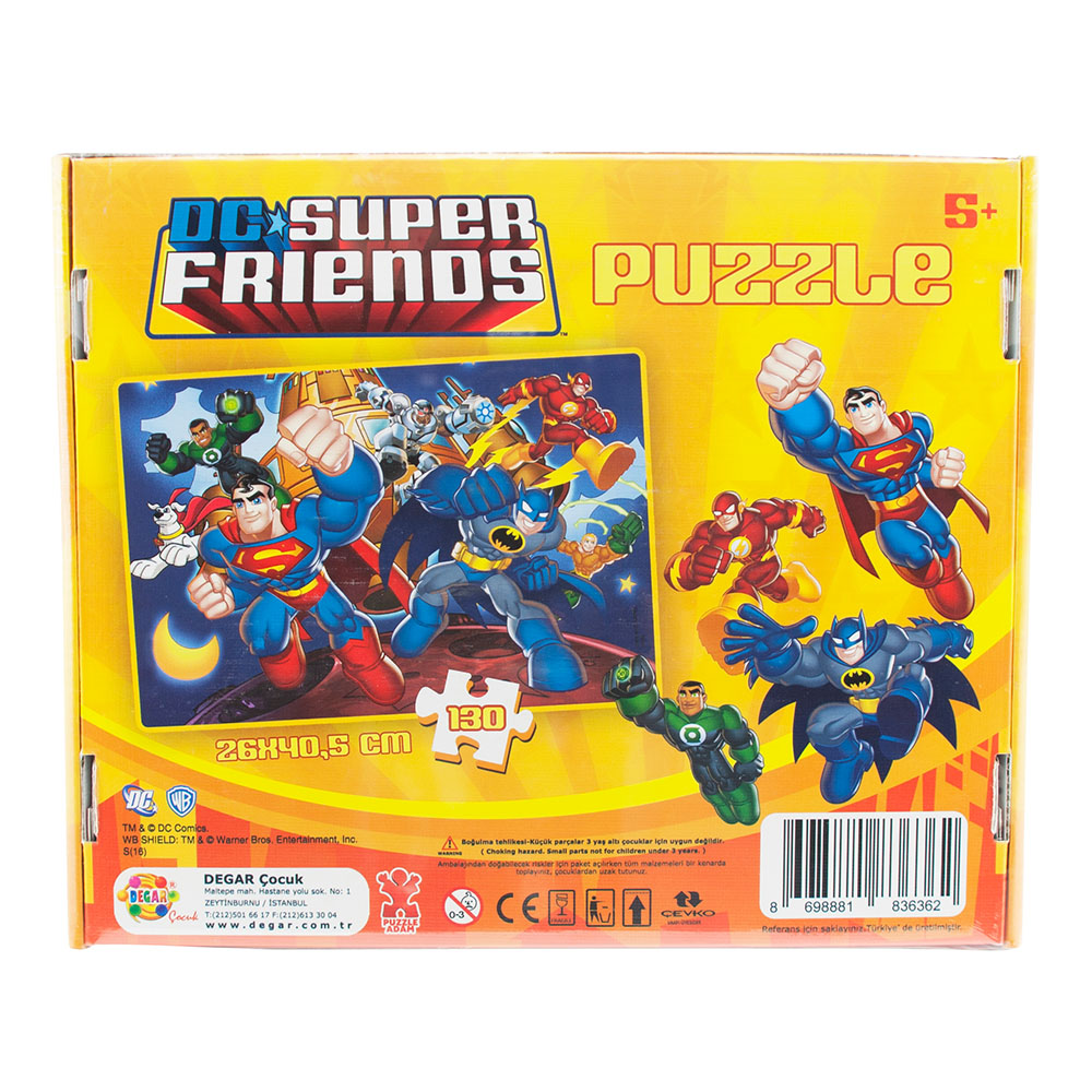 DC Super Friends 130 Parça Puzzle