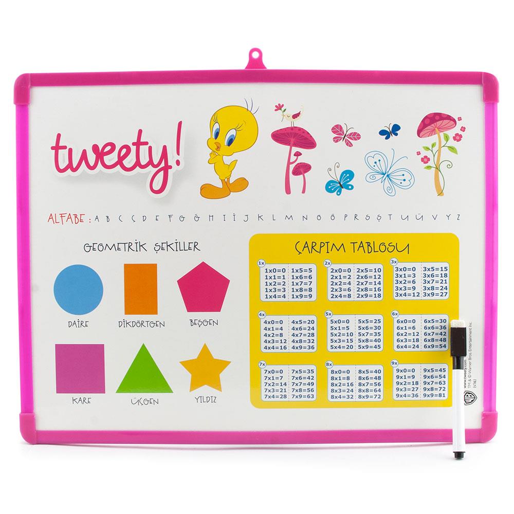 Tweety Eğitici Abaküslü - Çarpım Tablolu Yazı Tahtası