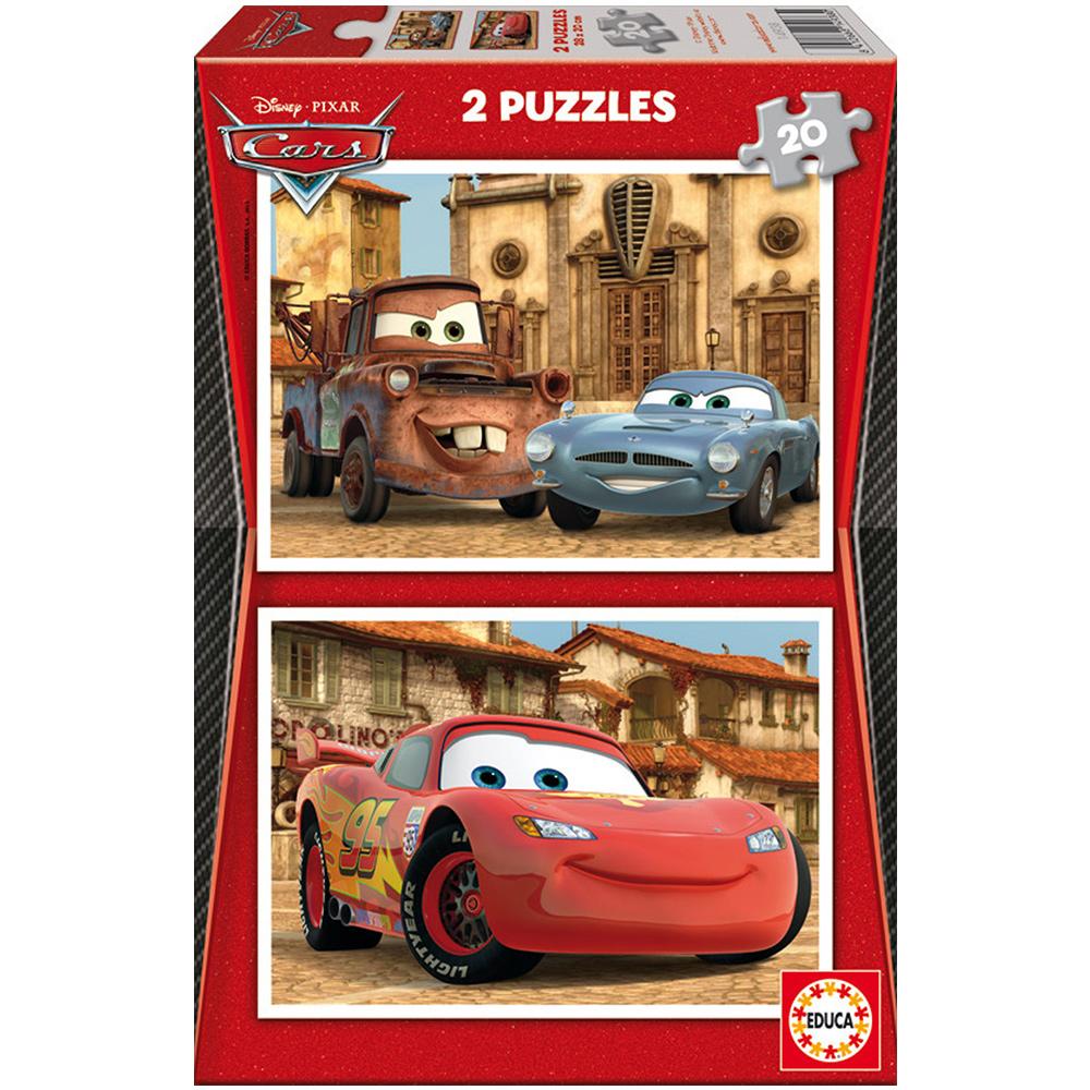 Educa Çocuk Puzzle Karton 2X20 Arabalar 2