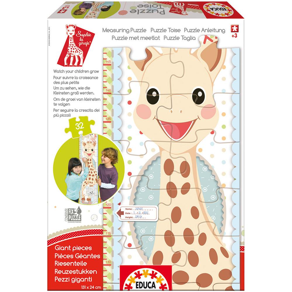 Educa Çocuk Puzzle Karton Sophie La Girafe Boy Çizelgesi