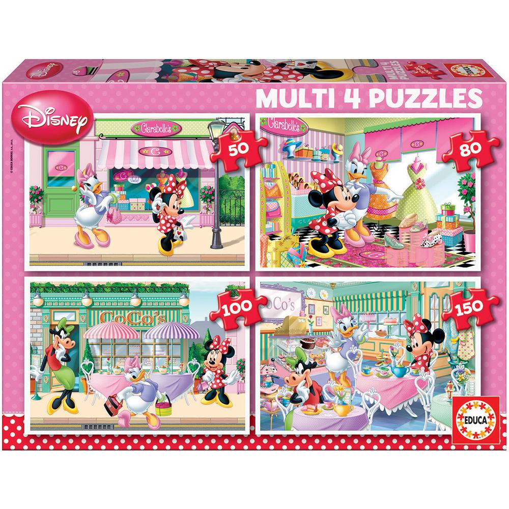 Educa Çocuk Puzzle Multi 4 in 1 Minnie