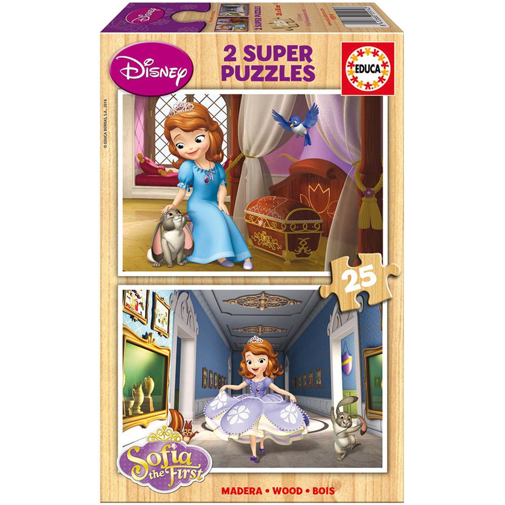 Educa Çocuk Puzzle Ahşap 2 X 25 Sofia The First