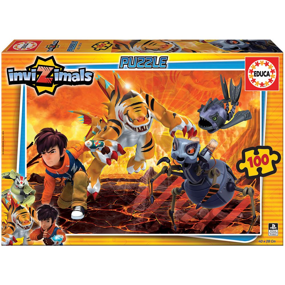 Educa Çocuk Puzzle Karton 100 Invizimals