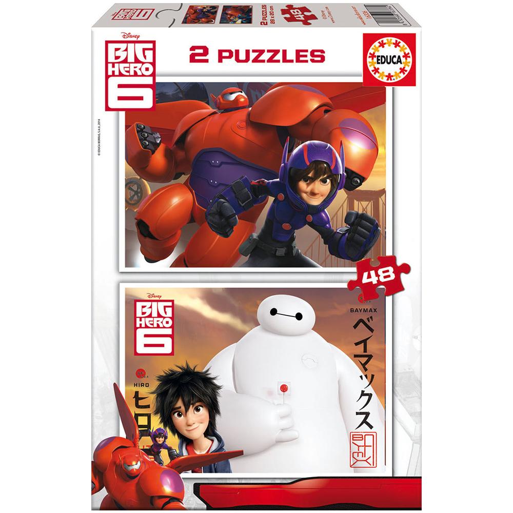 Educa Çocuk Puzzle Karton 2 X 48 Big Hero 6