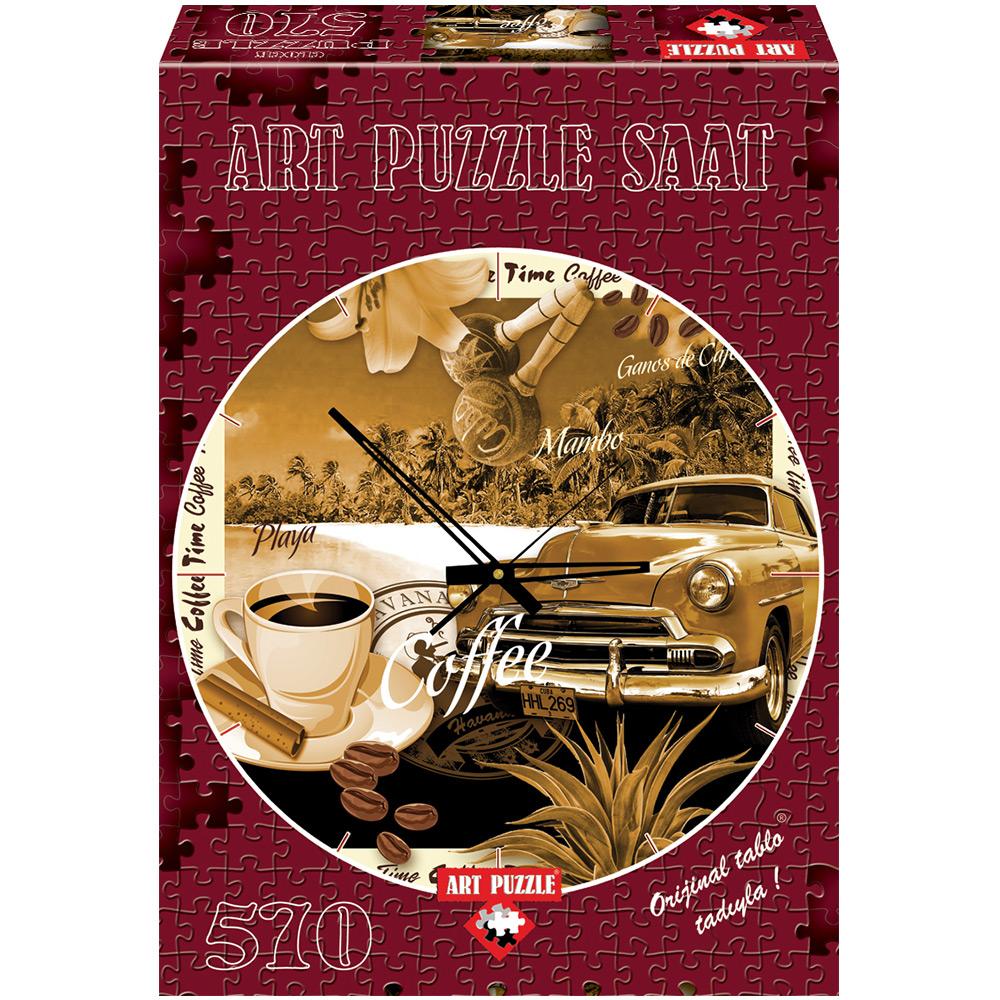 Art Puzzle 570 Parça Puzzle Saat Bi Kahve