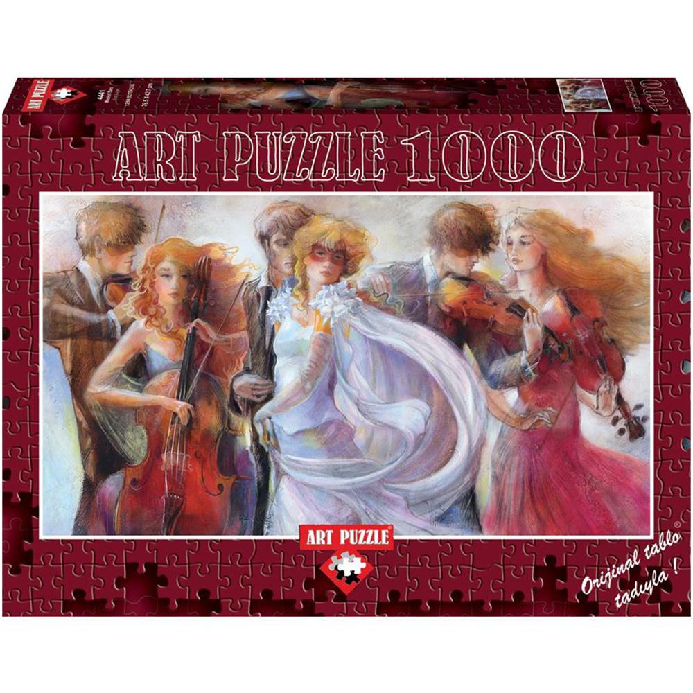 Art Puzzle 1000 Parça Puzzle Panorama Maskeli Balo