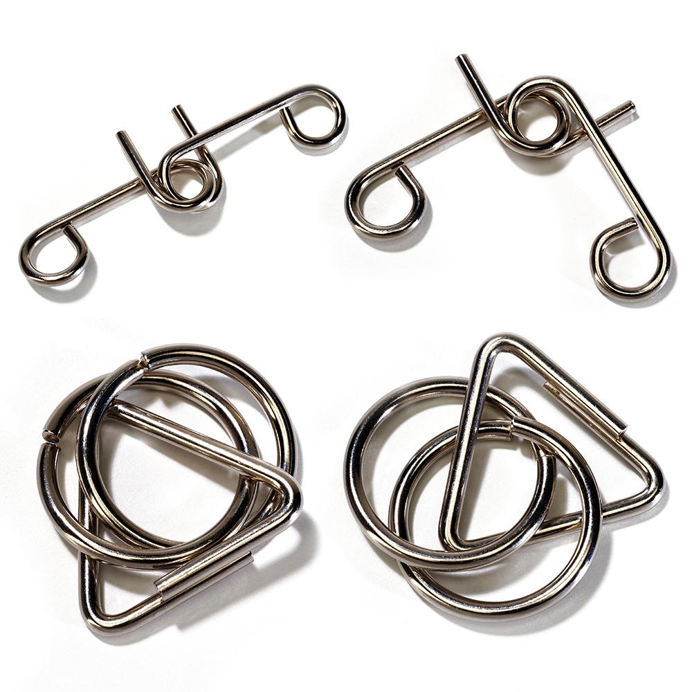 Eureka Wire Puzzle Set-Purple 3D Puzzle