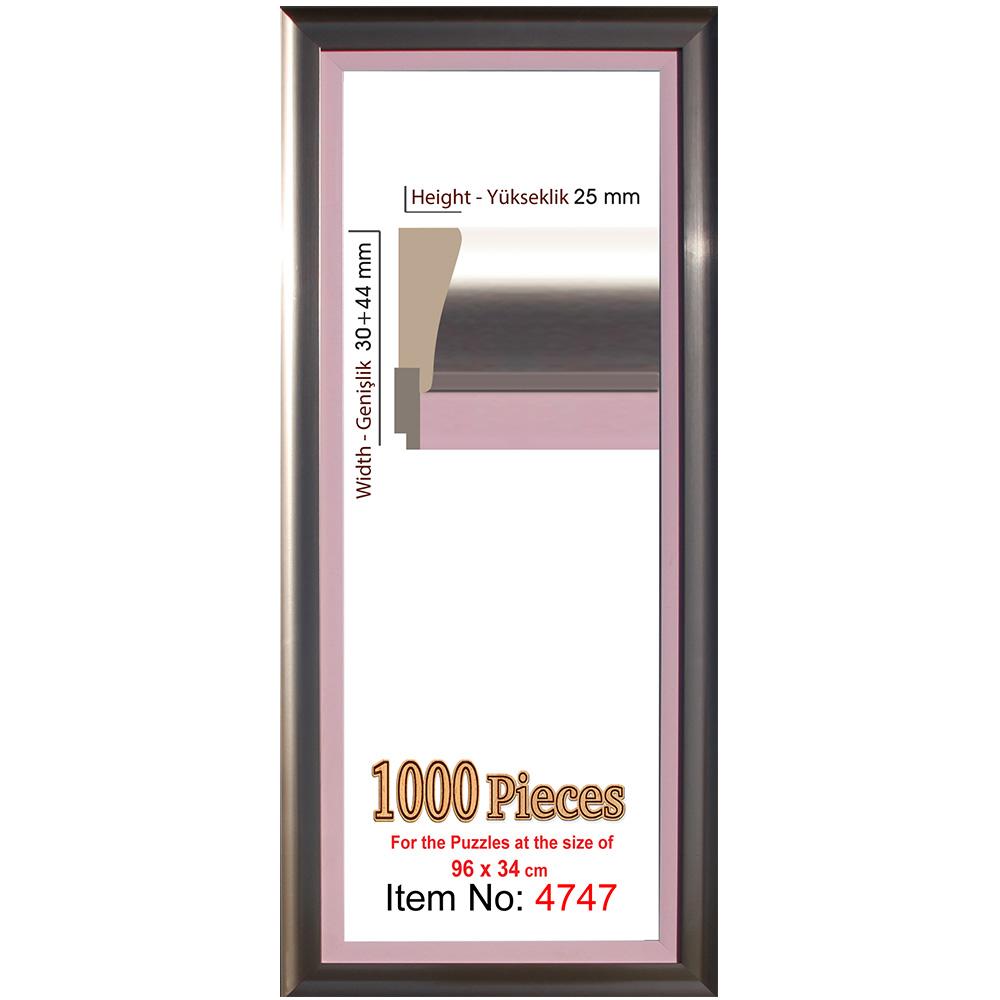 Heidi 1000 Parçalık Panorama Puzzle Çerçevesi (34X96 Cm.)