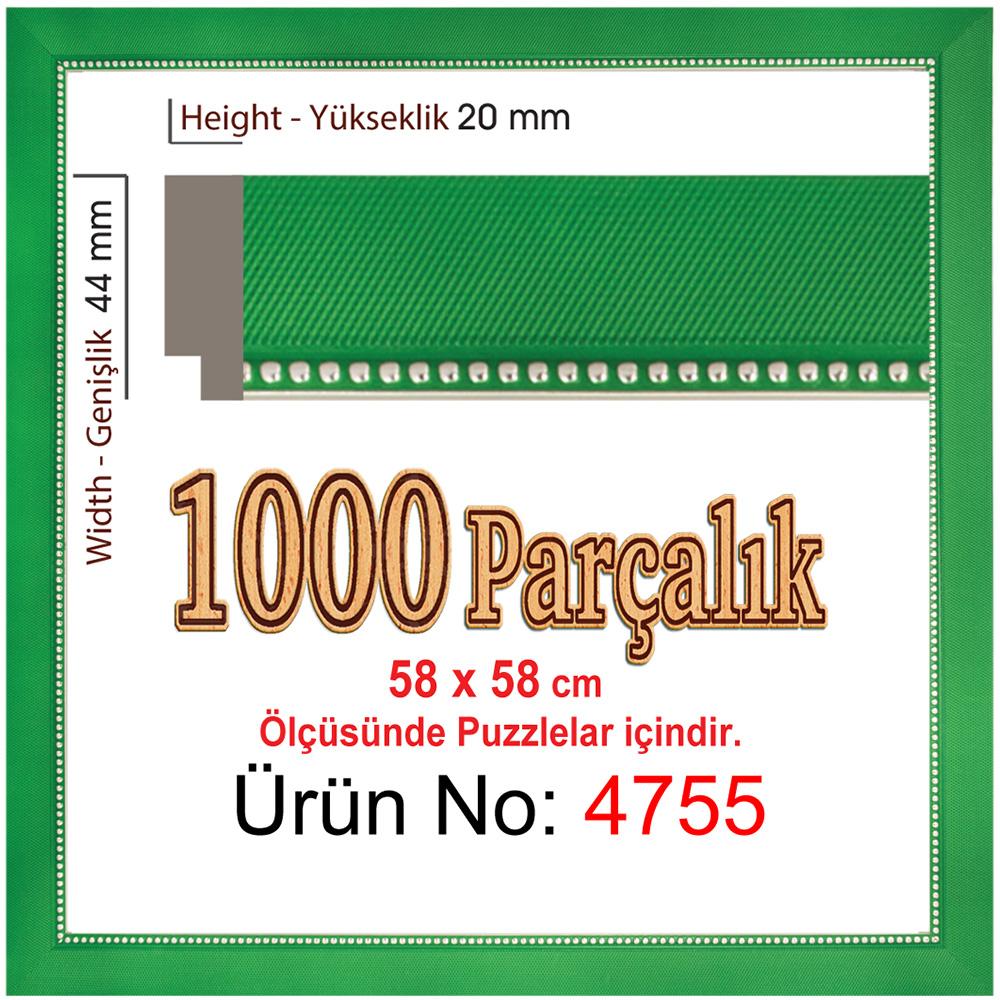 Heidi 1000 Parçalık Kare Puzzle Çerçevesi 58 x 58 cm 4751