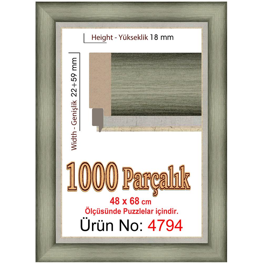 Heidi 1000 Parçalık Puzzle Çerçevesi 48 x 68 cm 4794