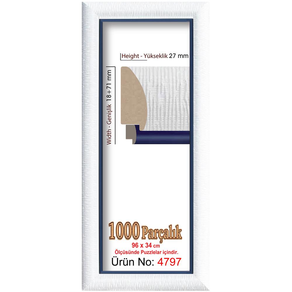 Heidi 1000 Parçalık Panorama Puzzle Çerçevesi 34 X 96 Cm 4797