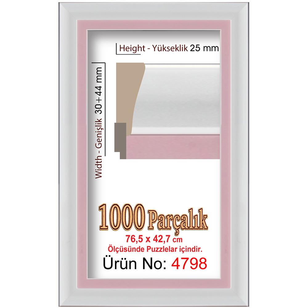 Heidi 1000 Parçalık Panorama Puzzle Çerçevesi 76,5 X 42,7 Cm 4798
