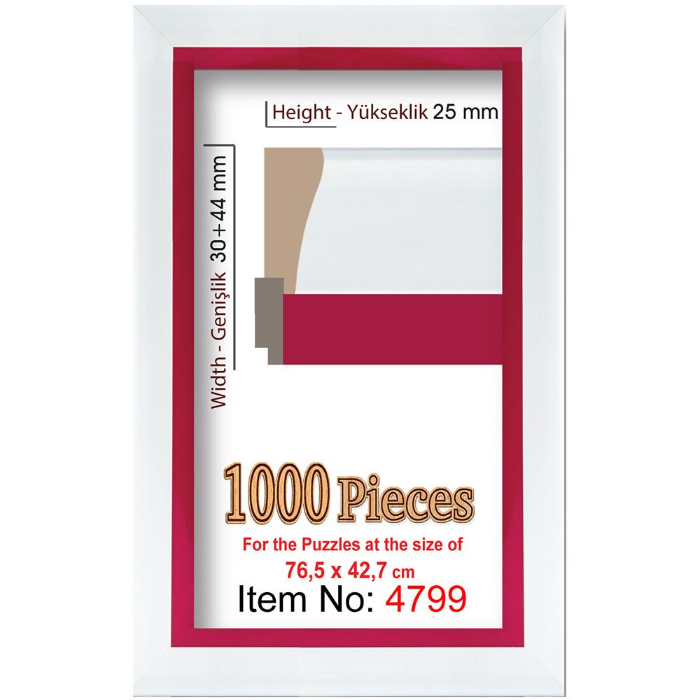 Heidi 1000 Parçalık Panorama Puzzle Çerçevesi 76,5 X 42,7 Cm 4799