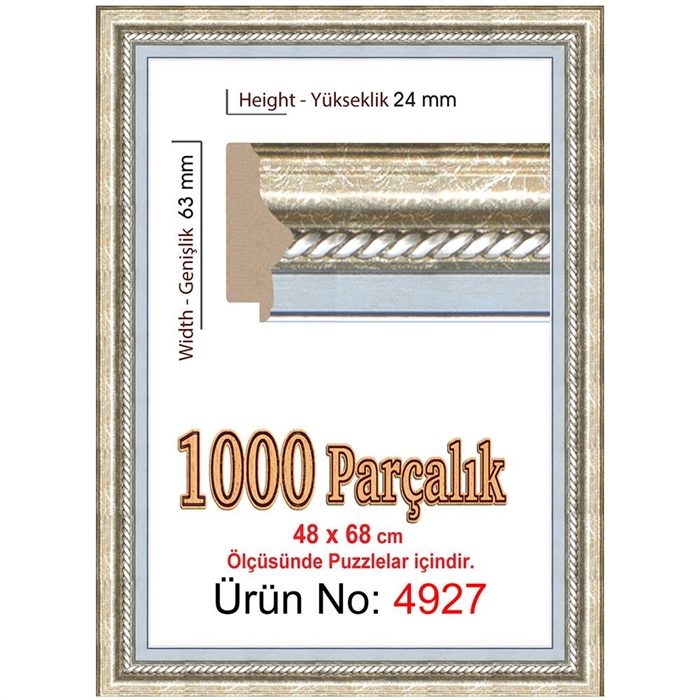 Heidi 1000 Parçalık Puzzle Çerçevesi 48x68 cm 4927 | Locopoco Oyuncak