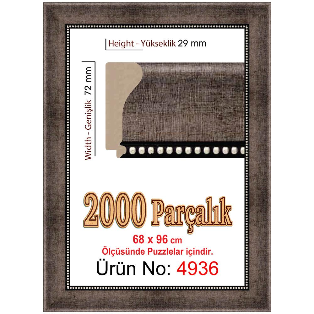 Heidi 2000 Parçalık Puzzle Çerçevesi 96x68 cm 4936