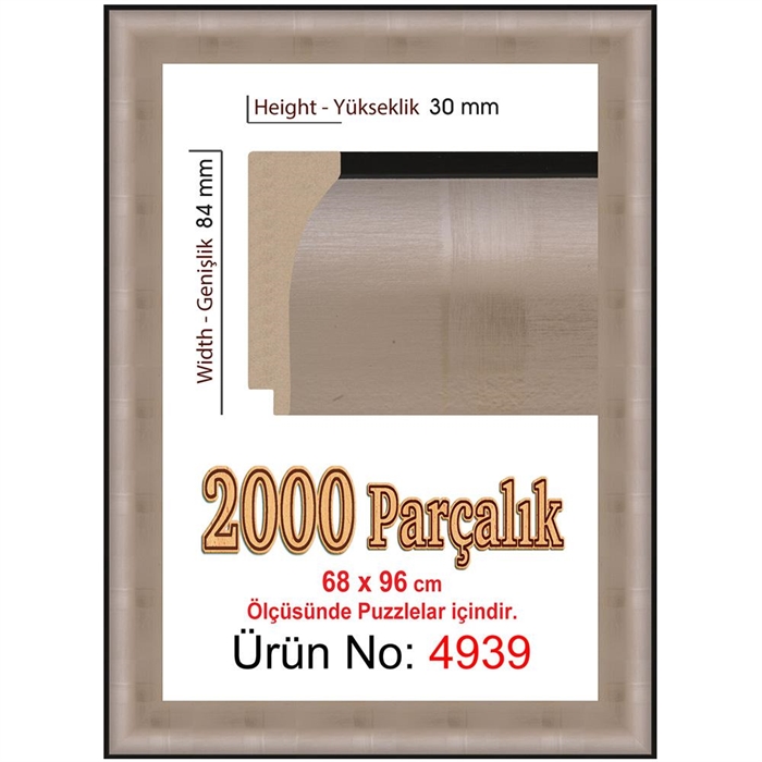 Heidi 2000 Parçalık Puzzle Çerçevesi 96x68 cm 4939 | Locopoco Oyuncak