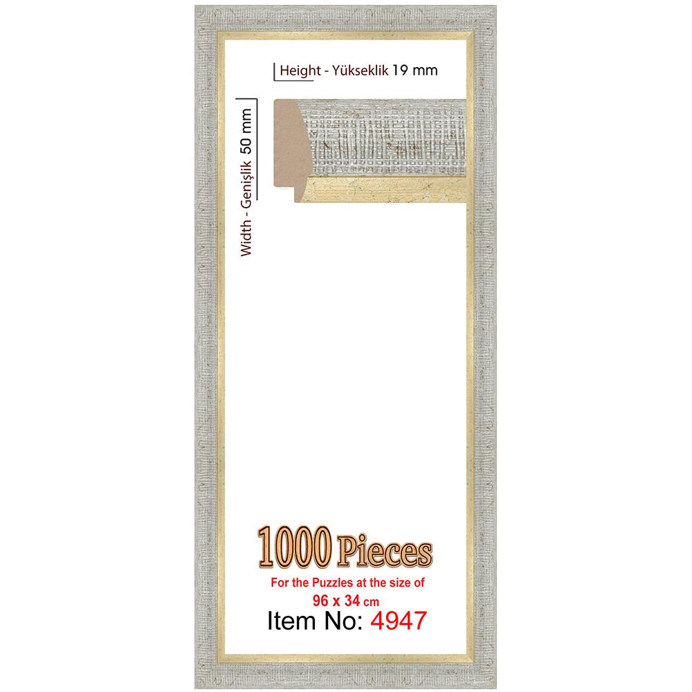 Heidi 1000 Parçalık Panorama Puzzle Çerçevesi 34 X 96 Cm 4947