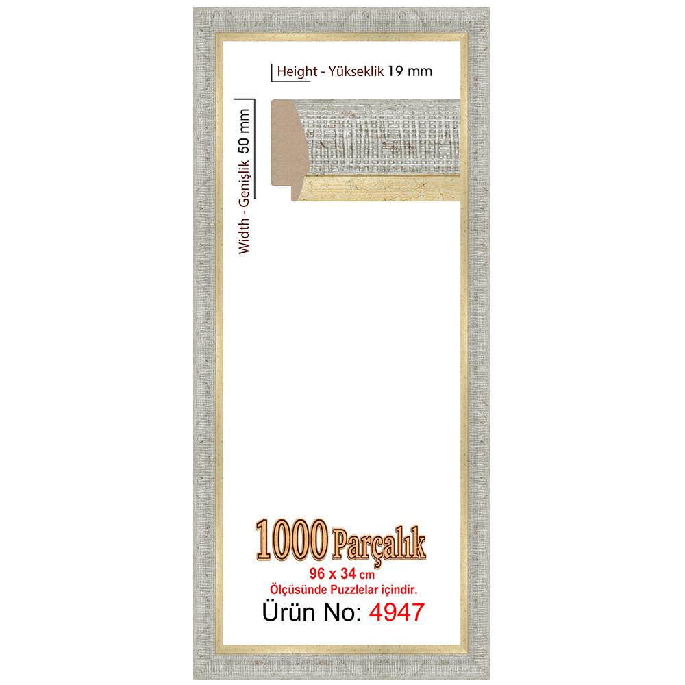 Heidi 1000 Parçalık Panorama Puzzle Çerçevesi 34 X 96 Cm 4947