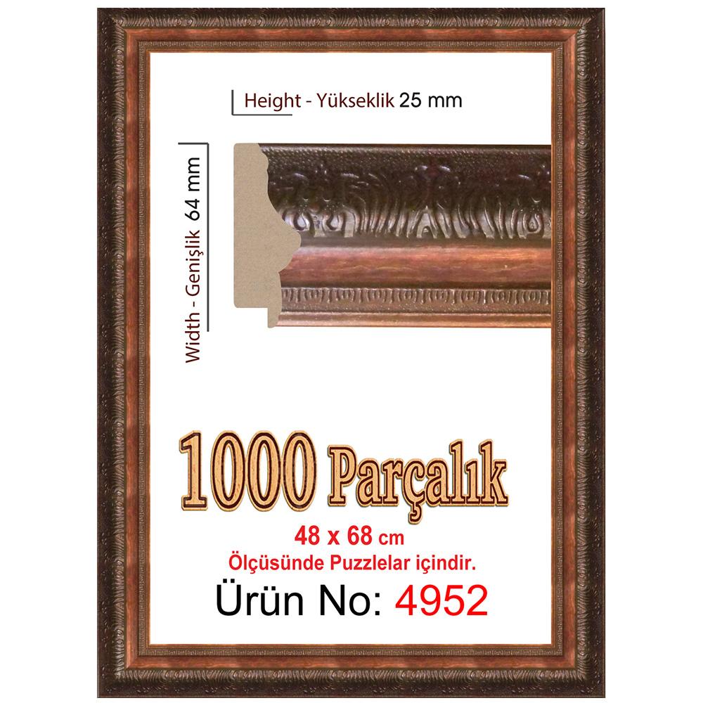 Heidi 1000 Parçalık Puzzle Çerçevesi 48x68 cm 4952