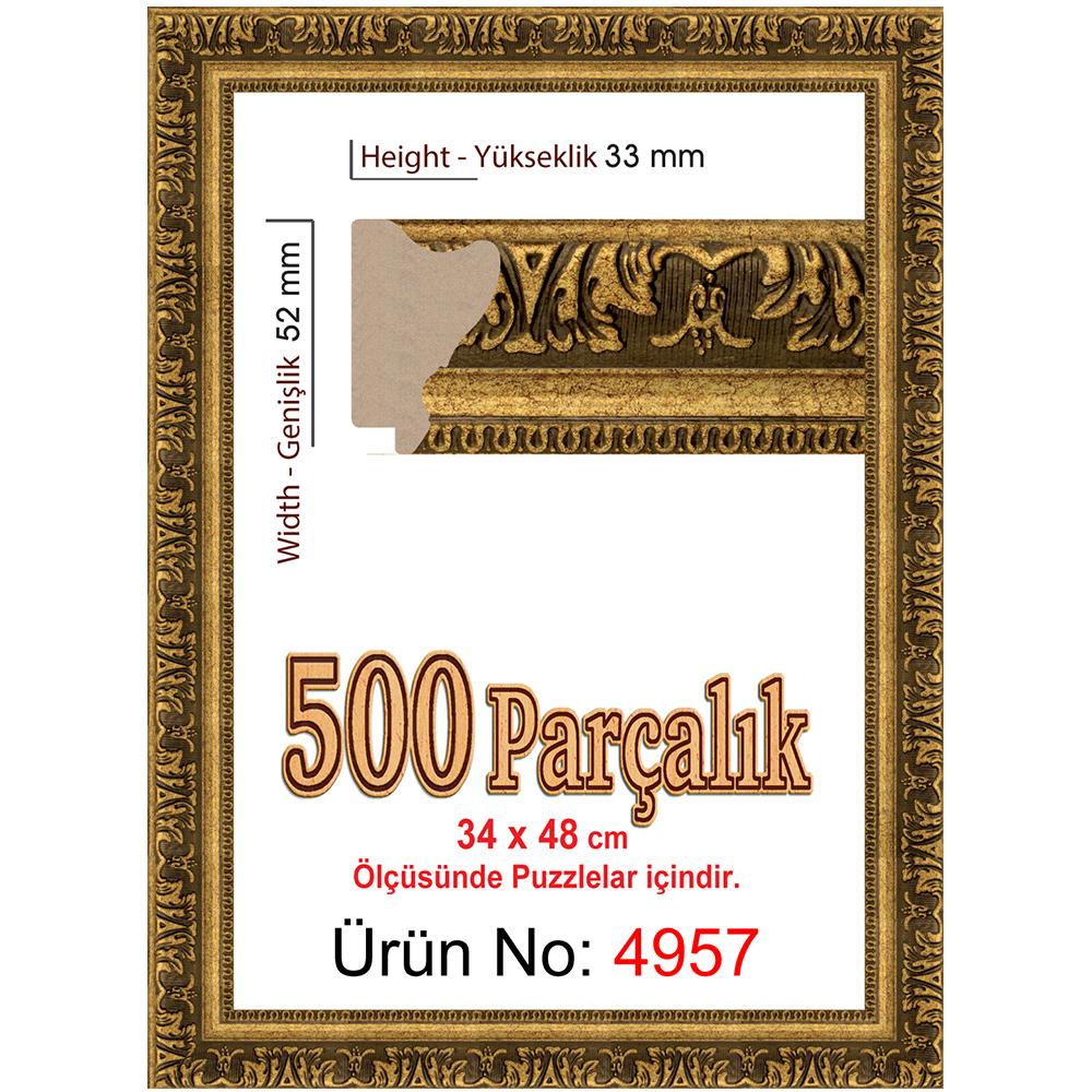Heidi 500 Parçalık Puzzle Çerçevesi 48x34 cm 4957