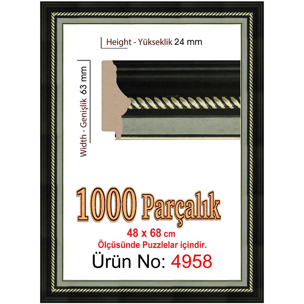 Heidi 1000 Parçalık Puzzle Çerçevesi 48x68 cm 4958