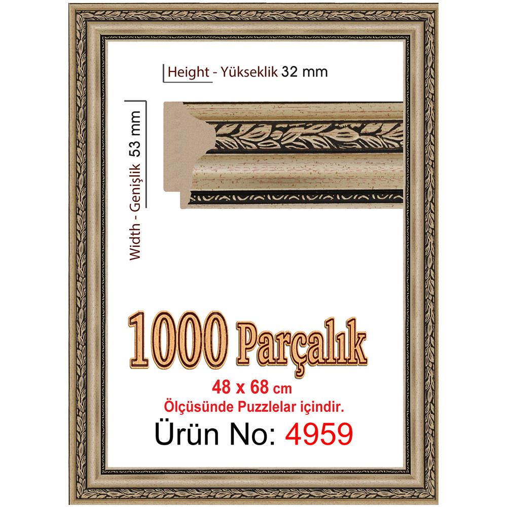 Heidi 1000 Parçalık Puzzle Çerçevesi 48x68 cm 4959