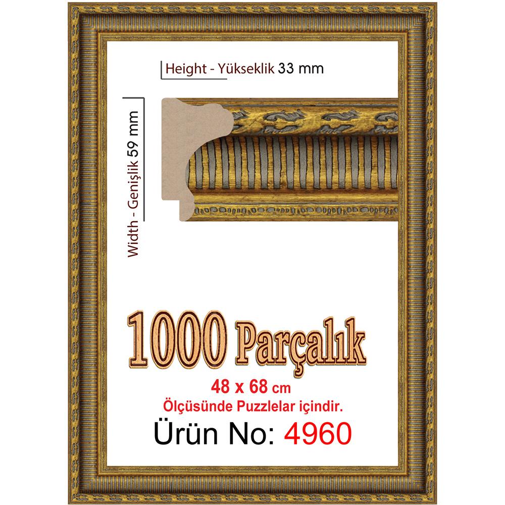Heidi 1000 Parçalık Puzzle Çerçevesi 48x68 cm 4960
