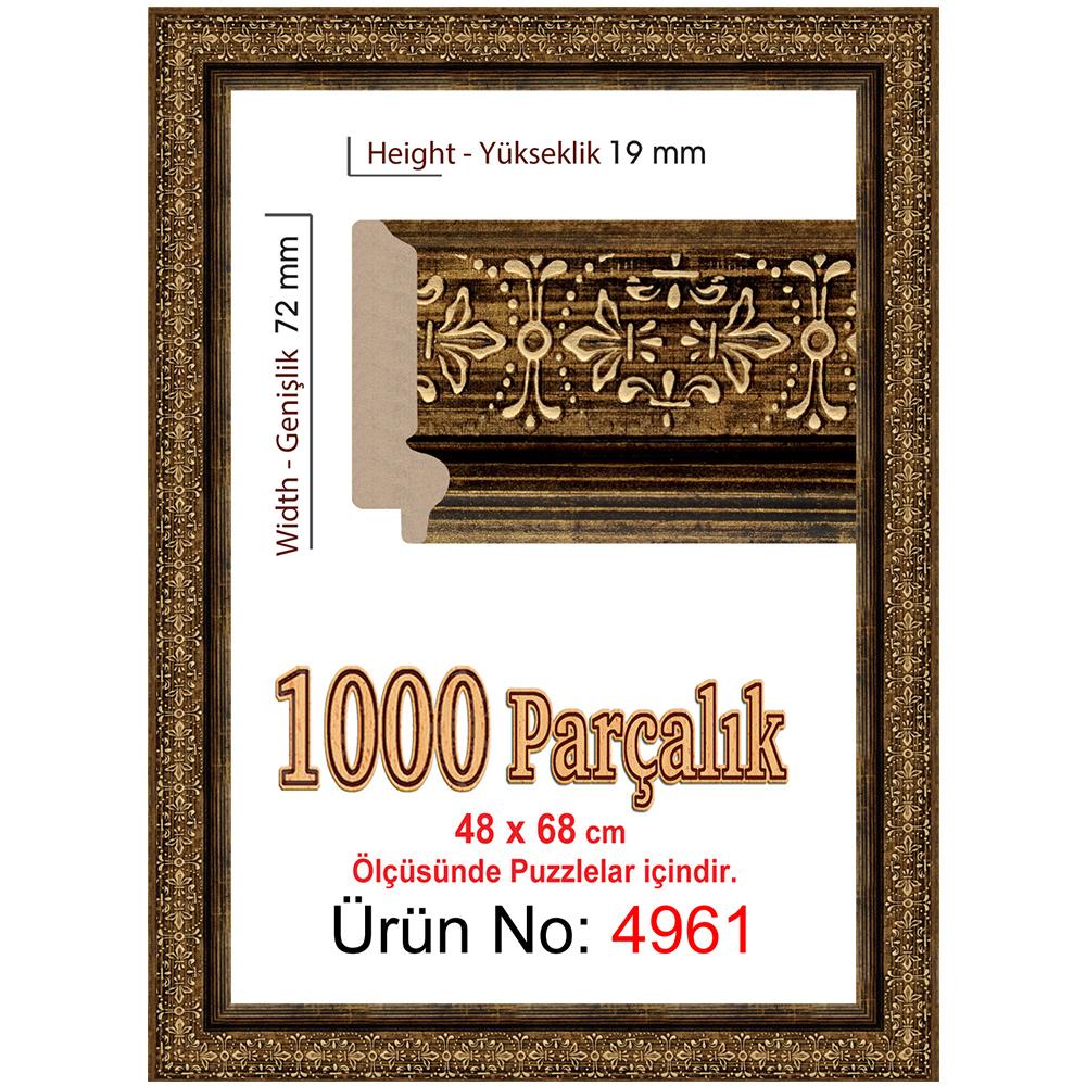 Heidi 1000 Parçalık Puzzle Çerçevesi 48x68 cm 4961