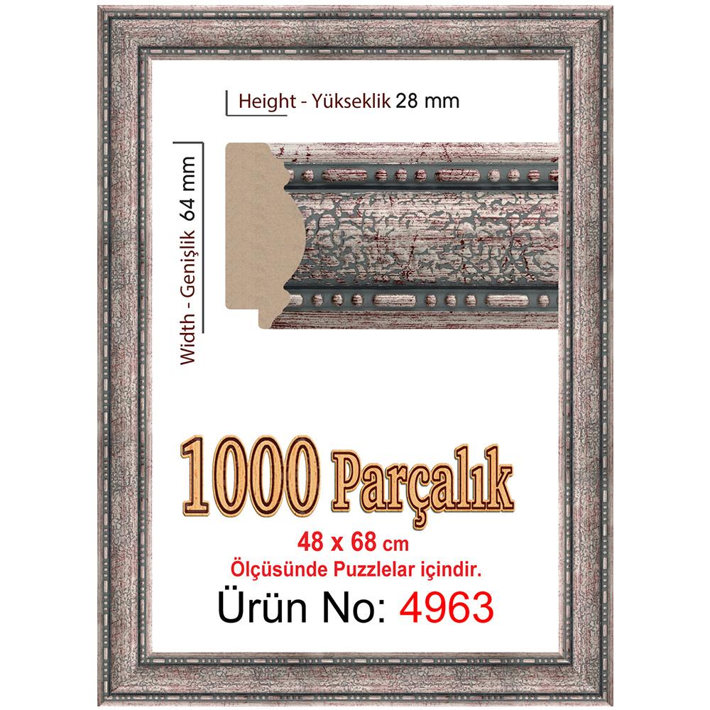 Heidi 1000 Parçalık Puzzle Çerçevesi 48x68 cm 4963