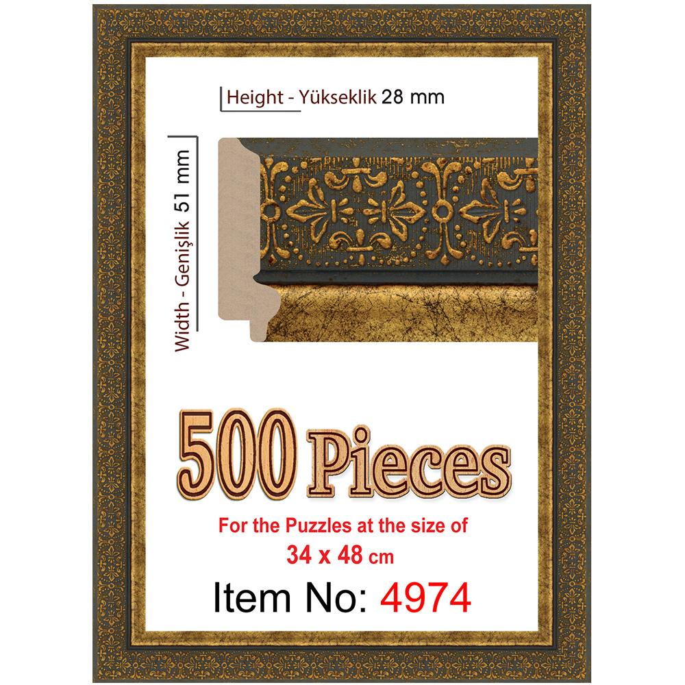 Heidi 500 Parçalık Puzzle Çerçevesi 48x34 cm 4974