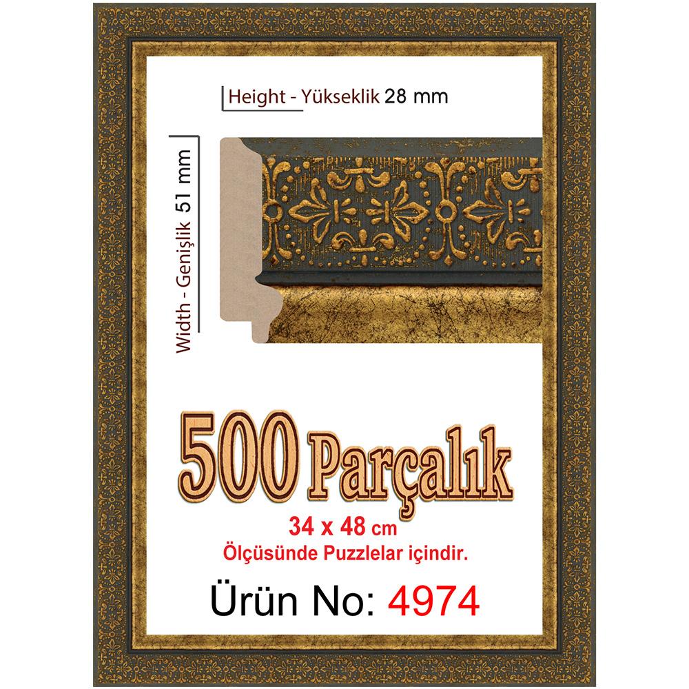 Heidi 500 Parçalık Puzzle Çerçevesi 48x34 cm 4974