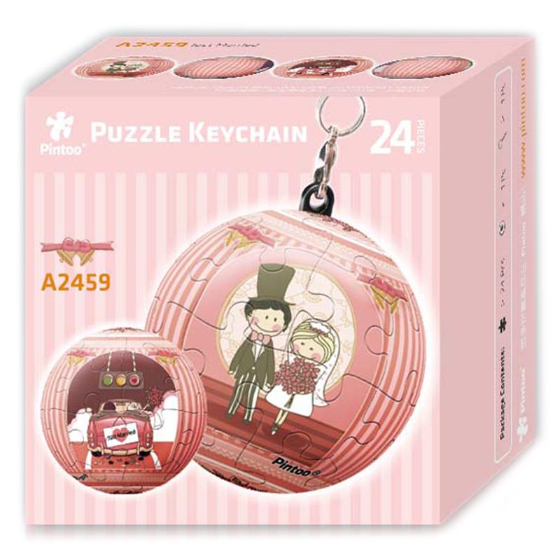 Pintoo Puzzle 3D Anahtarlık Puzzle Yeni Evli