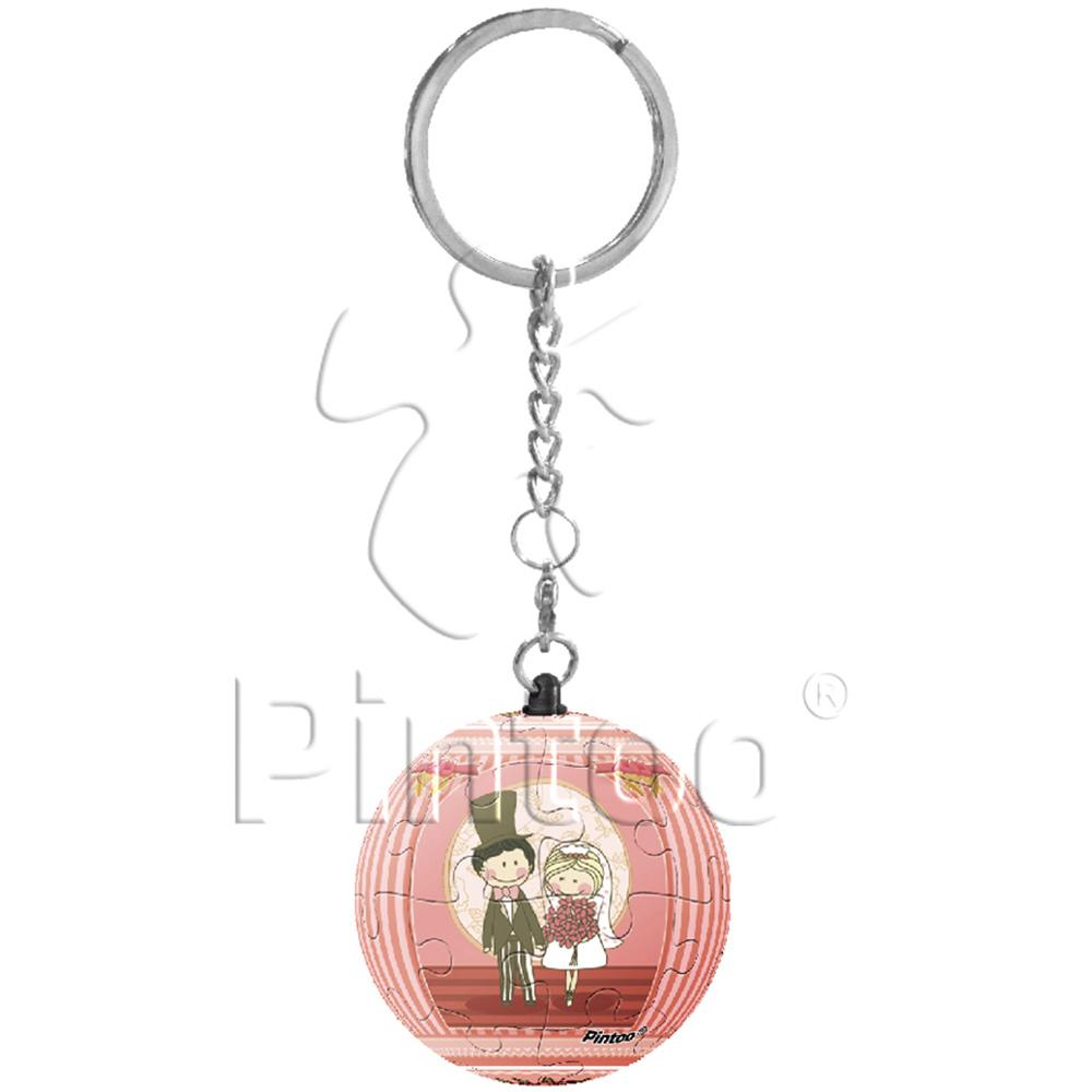 Pintoo Puzzle 3D Anahtarlık Puzzle Yeni Evli