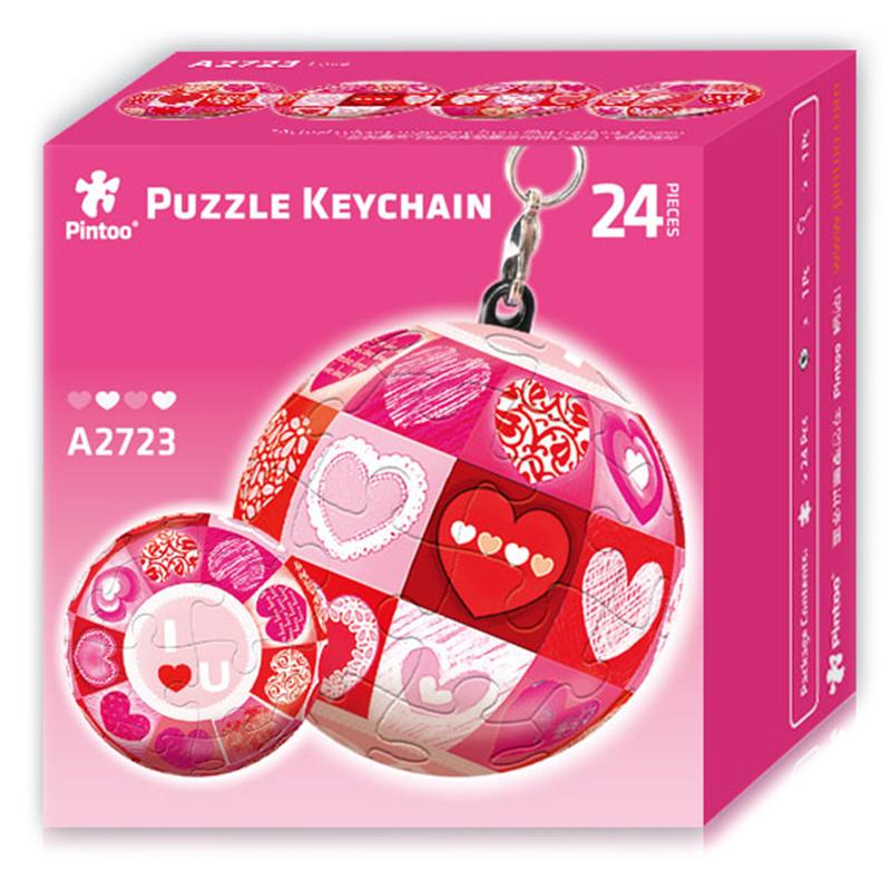 Pintoo Puzzle 3D Anahtarlık Puzzle Aşk