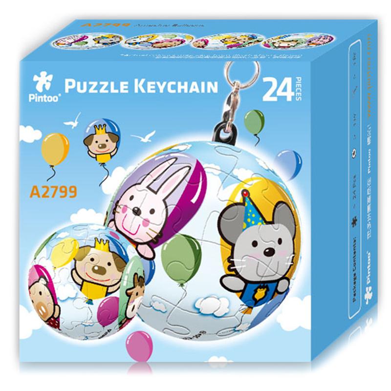 Pintoo Puzzle 3D Anahtarlık Puzzle Neşeli Balonlar