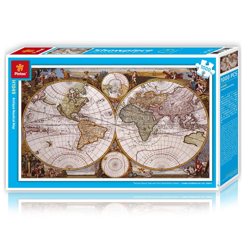 Pintoo 1000 Parça Puzzle Eski Denizci Haritası