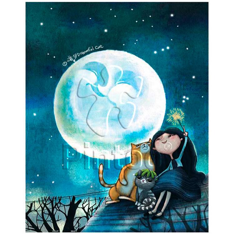 Pintoo 500 Parça Puzzle Yıldızlı Gece
