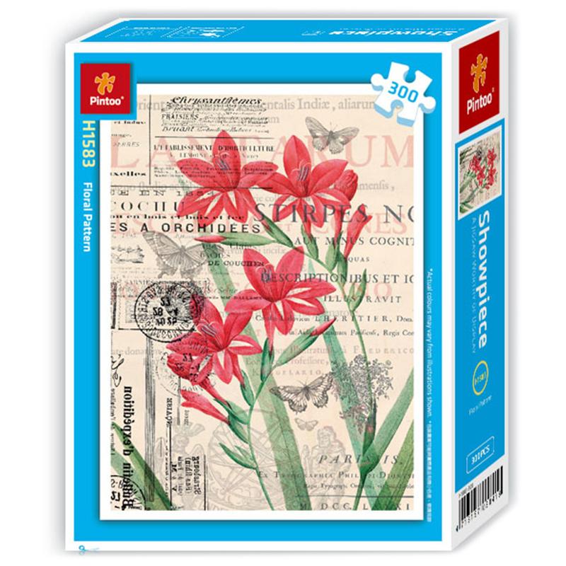 Pintoo 300 Parça Puzzle Floral Pattern