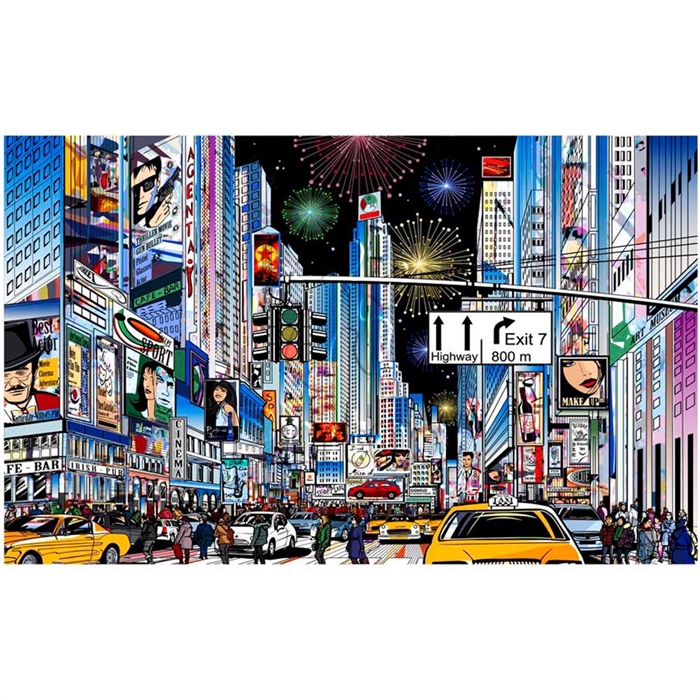 Pintoo 1000 Parça Puzzle New York, Time Meydanı