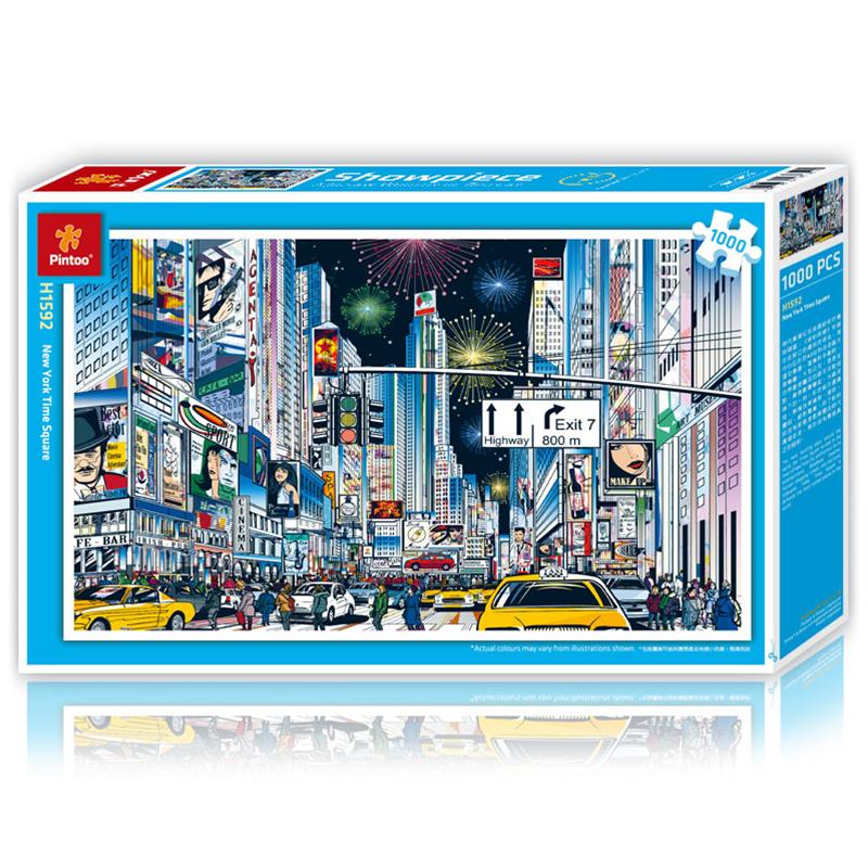 Pintoo 1000 Parça Puzzle New York, Time Meydanı