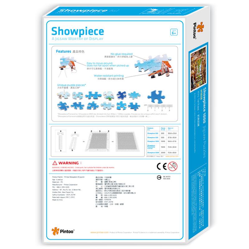 Pintoo 1000 Parça Puzzle Balıkçılık Haritası ve Rehber Dü