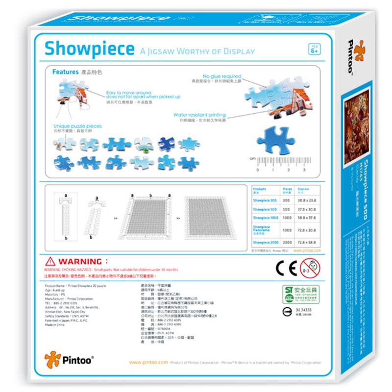 Pintoo 500 Parça Puzzle Alice Harikalar Diyarinda Gizemli