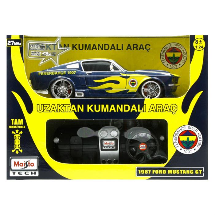 Maisto Fenerbahçe 1967 Ford Mustang Rc Araba 1:24