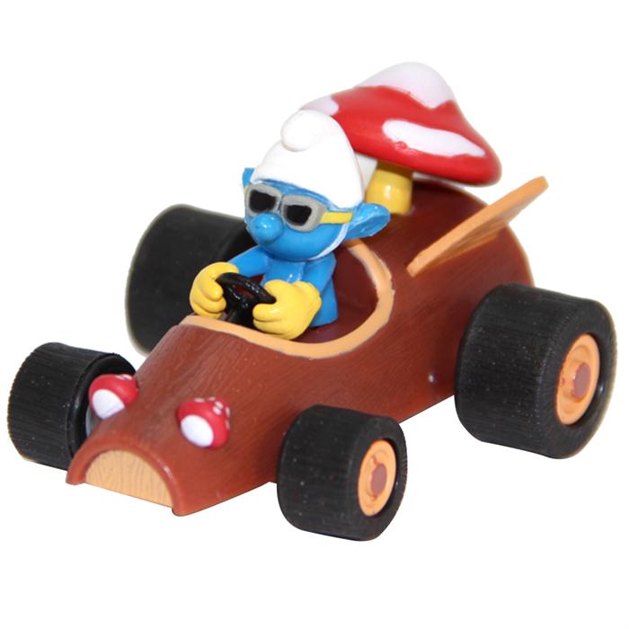 Şirinler Şirin Çek Bırak Oyuncak Araba 6 cm