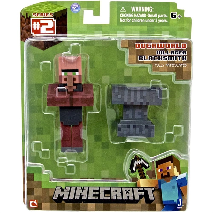 Minecraft Villager Blacksmith Figür Oyuncak 7 cm