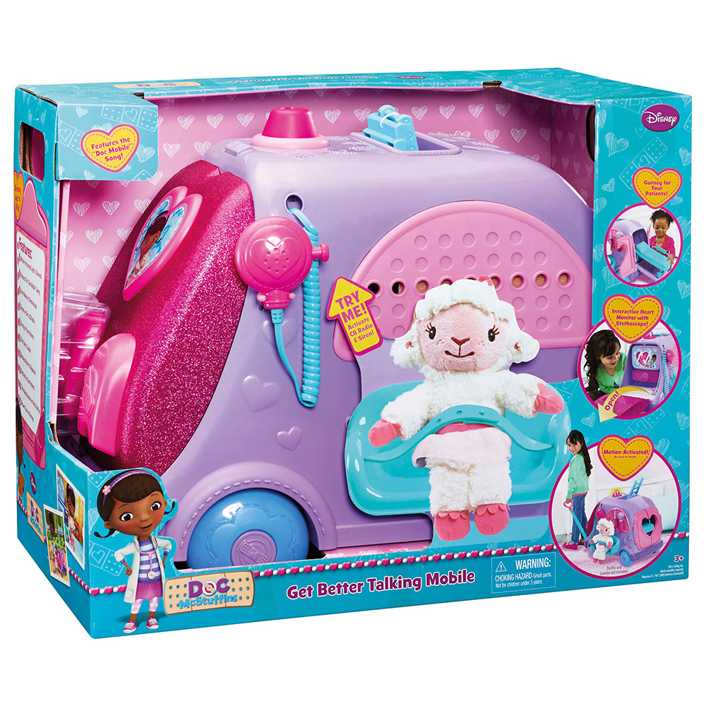 Doc Mc Stuffins Sesli Çekçek Muayene Arabası Oyun Seti