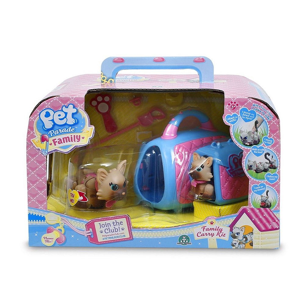 Pet Parade Family Kedi Taşıma Çantası Oyun Seti