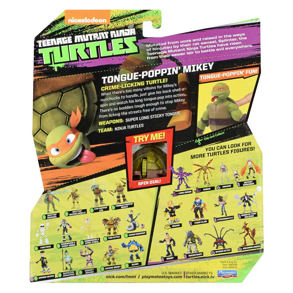 Ninja Kaplumbağalar Tongue Poppin Mıkey Oyuncak Figür 12 cm