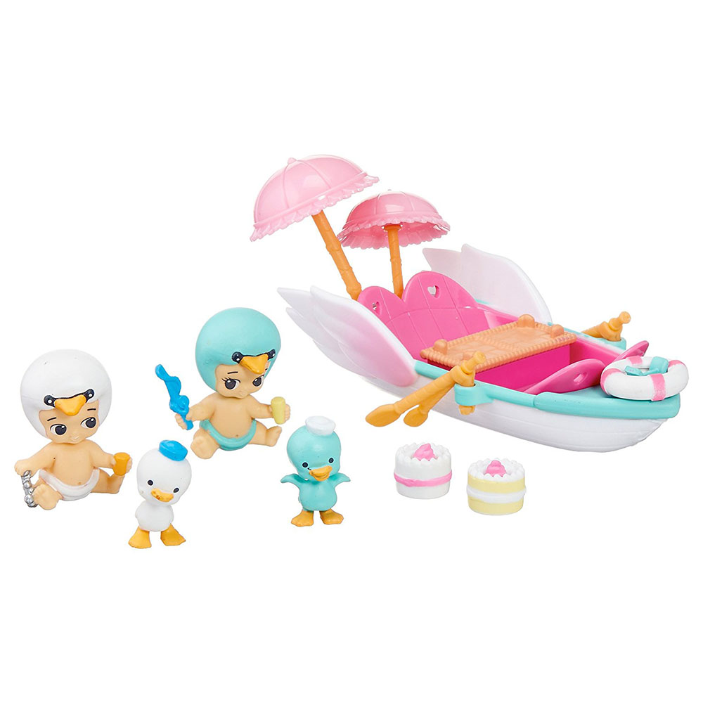 Twozies İkizler Birlikte Eğleniyor Row Boat Oyun Seti