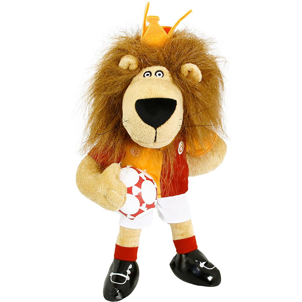 Galatasaray Lisanslı Aslan Kral Figür Peluş Oyuncak 36 cm